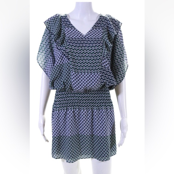 New PARKER Luisa Geometric-print Dress - Picture 15 of 16